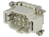 Conector HDC tată 6 pini 16A 500V