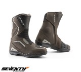 Ghete (cizme) pentru scuter - motocicleta Touring Unisex Seventy model SD-BT3 (varianta scurta a ghetelor SD-BT2) culoare: maro Maro 45