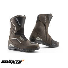 Ghete (cizme) pentru scuter - motocicleta Touring Unisex Seventy model SD-BT3 (varianta scurta a ghetelor SD-BT2) culoare: maro Maro 40