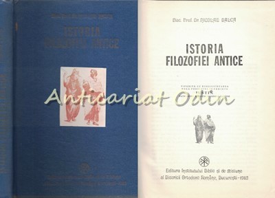 Istoria Filozofiei Antice - Nicolae Balca foto