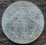 (A687) MONEDA DIN ARGINT AUSTRIA- 100 SCHILLING 1976,JOCURILE OLIMPICE INNSBRUCK, Europa