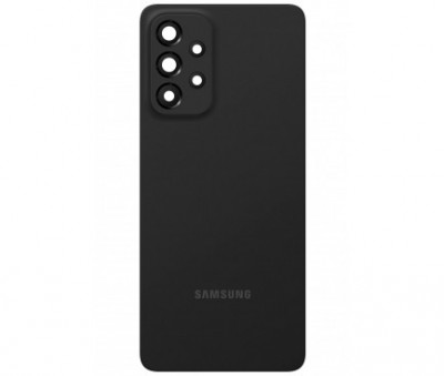 Capac Original Samsung Galaxy A53 A536 cu Geam Camera (SH) negru foto