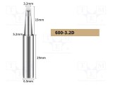 V&acirc;rf şurubelniţă 3,2mm SHENZHEN BAKON pentru staţie de lipit