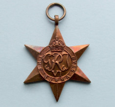 Medalia - BURMA STAR 1941 - 1945 foto