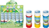 Baloane de sapun pentru copii cu joc &icirc;n capac, 60 ml, mix culori