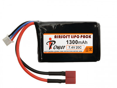 Acumulator LiPo 7.4 V 1300 mAh 20C IPower Deans foto