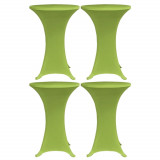 Husa elastica pentru masa, 4 buc., verde, 70 cm GartenMobel Dekor, vidaXL