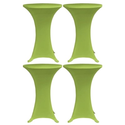 Gossi husa elastica pentru masa, 4 buc., verde, 70 cm foto