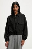 Answear.LAB geaca culoarea negru, de tranzitie