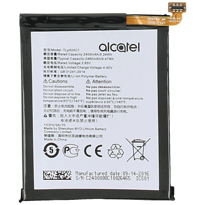 Acumulator Alcatel A3 OT-5046 Shine Lite TLp024C1 2400mAh CAC2400011C1 foto