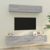 VidaXL Set dulapuri TV, 4 piese, gri sonoma, lemn prelucrat 3114540