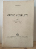 S. Mehedinti - Opere Complete Vol. I