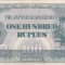 OCUPATIA JAPONEZA IN BURMA 100 rupees 1942 XF+++!!!
