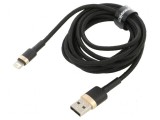Cablu USB 2.0 Apple Lightning, 2m, High Speed, Baseus
