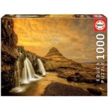 Cumpara ieftin Puzzle Educa - Kirkjufellsfoss Waterfall: Iceland, 1000 piese