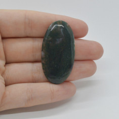 Cabochon agat moss 43x23x5mm c11