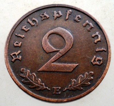 2.920 GERMANIA 2 REICHSPFENNIG 1939 E foto