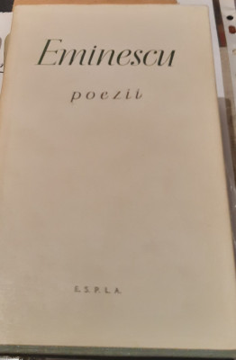 EMINESCU POEZII FOITA DE TIGARA foto