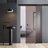 Usa glisanta Boss &reg; Black, 90x215 cm, sticla 8 mm bronz securizata, culisanta in ambele directii