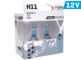 Becuri Vision Alb Nelimitat H11 12v 55w Pgj19-2 U E4 + 120%, 2 Buc 58862