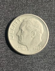 Moneda One Dime 1982 USA