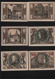 Notgeld Set 6x25 pf Arnstadt, Europa