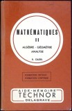 MATHEMATIQUES 2 ALGEBRE, GEOMETRIE ANALYSE-R. CLUZEL-279080