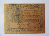 USA-Virginia Colonie Britanica 3 Pounds 1760 bancnota fantezie/copie