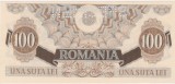 Romania 100 lei 1947 - perforatie SPECIMEN, I1 003007