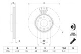 BOSCH 0 986 479 551 Disc frana
