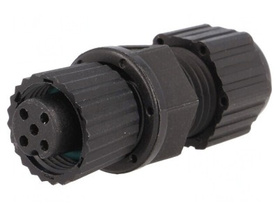 Mufă M12 5-Pin Mamă IP68 pentru DeviceNet/CANopen pe Cablu foto