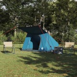Cort de Camping albastru 223 x 163 x 130 cm Poliester