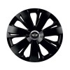 Set 4 capace roti Negre Cu Inel Cromat Energy R15 Compatibil Cu Mini, Autohelix MSA