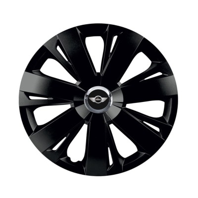 Set 4 capace roti Negre Cu Inel Cromat Energy R16 Compatibil Cu Mini foto