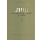 - Anuarul de istorie si arheologie &quot;A.D. Xenopol&quot; XII - 133789