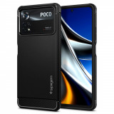 Husa Spigen Armor Xiaomi Poco X4 Pro 5G Negru