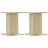Cumpara ieftin Suporturi plante 2 buc. stejar sonoma 30x30x40cm lemn prelucrat