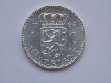 1 GULDEN 1964 OLANDA-argint