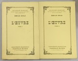 L &#039;OEUVRE de EMILE ZOLA , VOLUMELE I - II , 1952