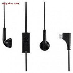 CASTI HANDSFREE SAMSUNG EHS41UMAME (MICROUSB) NEGRU ORIGINAL