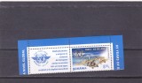 AVIATIE,OACI - 65 ANI,SERIE COMPLETA CU VINIETA,2010,Lp.1859, MNH ** ROMANIA