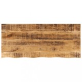 VidaXL Blat de masă margine naturală, 140x60x2,5 cm, lemn masiv mango