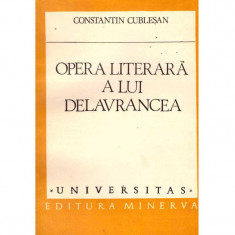 Constantin Cublesan - Opera literara a lui Delavrancea - 135633
