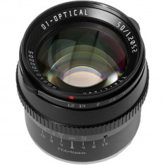 Obiectiv manual TTArtisan 50mm F1.2 negru pentru Canon EOS-R Mount foto