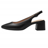 Pantofi damă, din piele naturală, Tamaris Comfort, 8-89500-42-022-01-09, negru, 36 - 38, 40