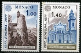 Monaco 1977 - Europa-cept 2v.neuzat,perfecta stare(z), Nestampilat