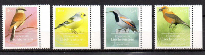 LIECHTENSTEIN 2021, Fauna, Pasari, serie neuzata, MNH foto