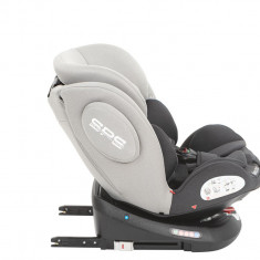 Scaun auto cu isofix KikkaBoo 0-1-2-3(0-36 kg) Felix Light Grey