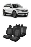 Cumpara ieftin Set huse scaun dedicate Skoda KODIAQ 2017- 2019 (Bancheta fractionata ), Umbrella