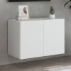 Gossi comoda tv de perete, alb, 60x30x41 cm